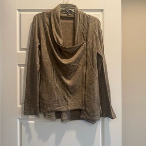 Market & Spruce Brown Cowl Neck Sweater